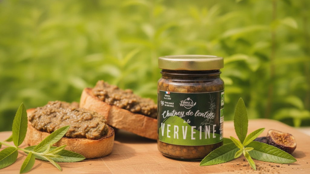 Chutney de lentille verveine